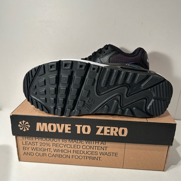 Nike Air Max 90 Black Royal Blue - Picture 5 of 5